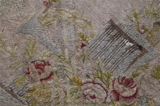 A 19th century Flemish musical trophy tapestry